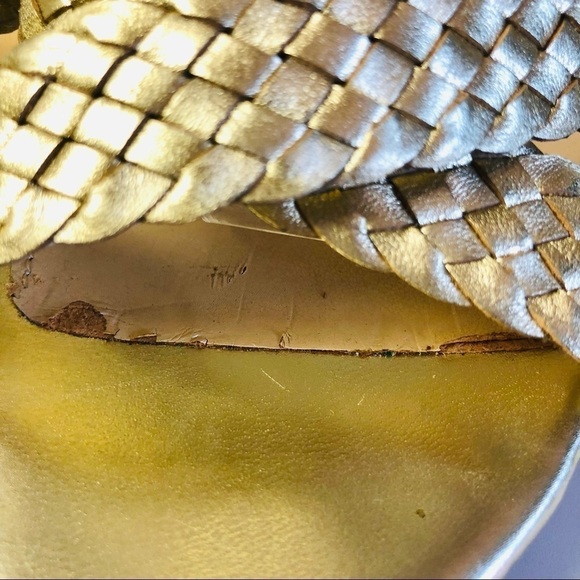 Marc Fisher Cari Metallic Stiletto Heel Sandals - Picture 13 of 15